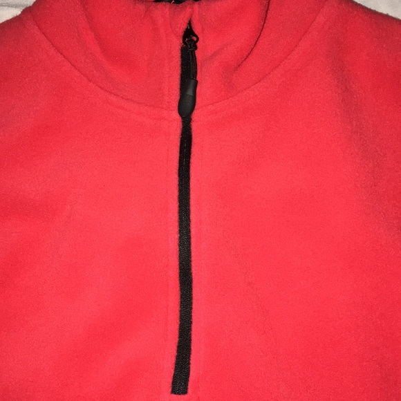 Red fleece everlast pullover , size m - Picture 4 of 6